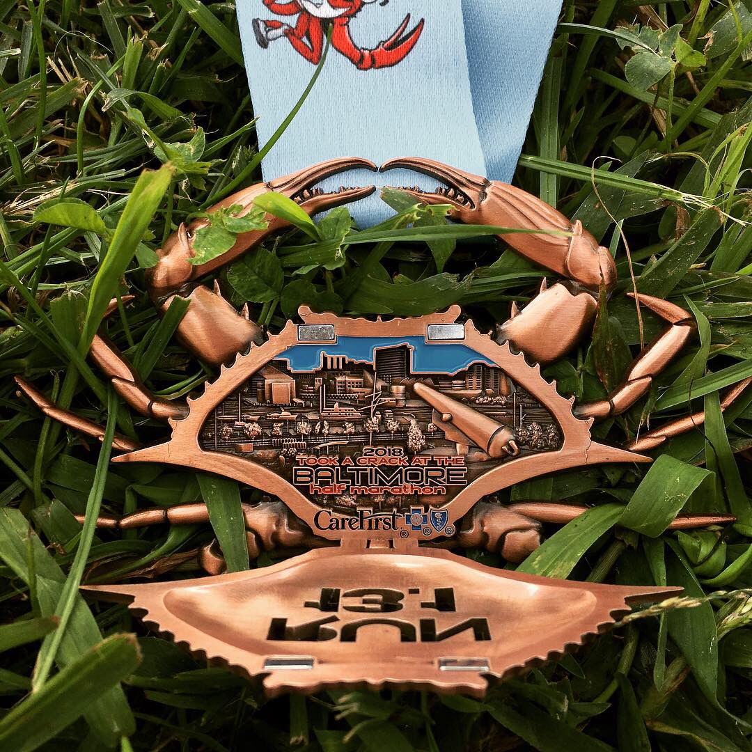 Baltimore Running Festival Half Marathon Medal 2018 - open