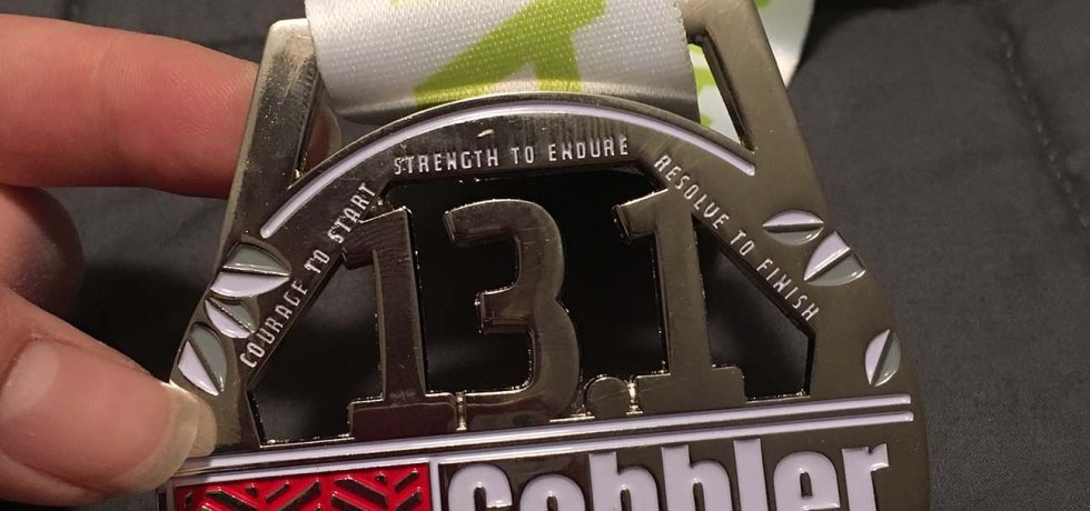 Gobbler Grind Half Marathon Medal 2018