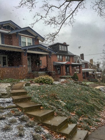 Digital Nomad - Highland Park Winter Snow Pittsburgh