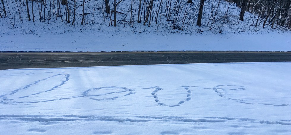 Digital Nomad Love the snow in Pittsburgh