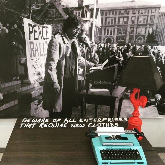 Vonnegut Quote and Type Writer