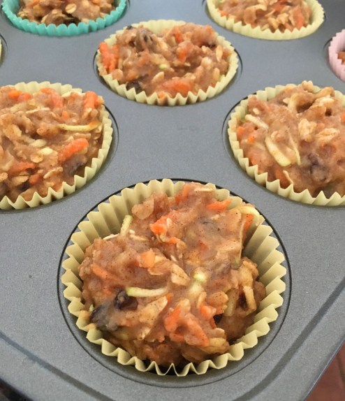 Easy Gluten-free Breakfast Muffins in the tin