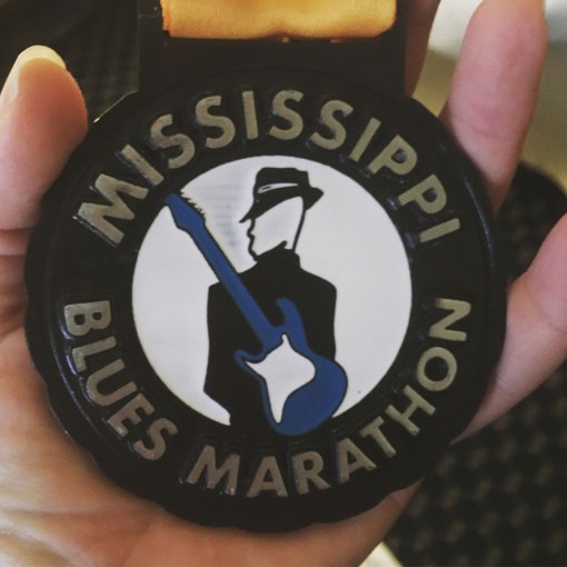Mississippi Blues Half Marathon Medal - Race Review 2020