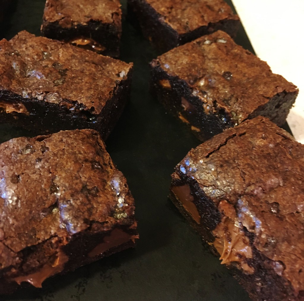 best one bowl dark chocolate brownies