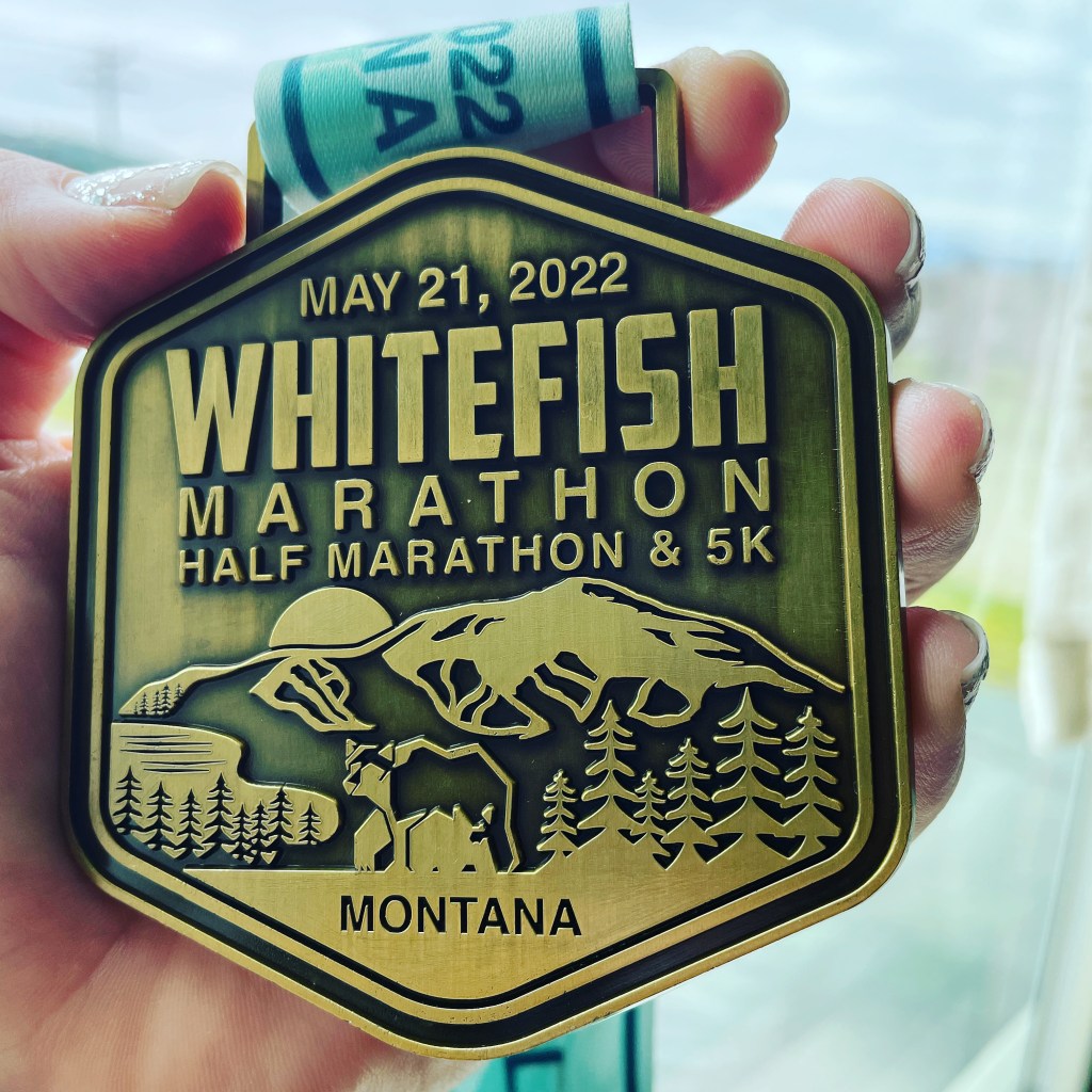 Whitefish Half Marathon Medal
