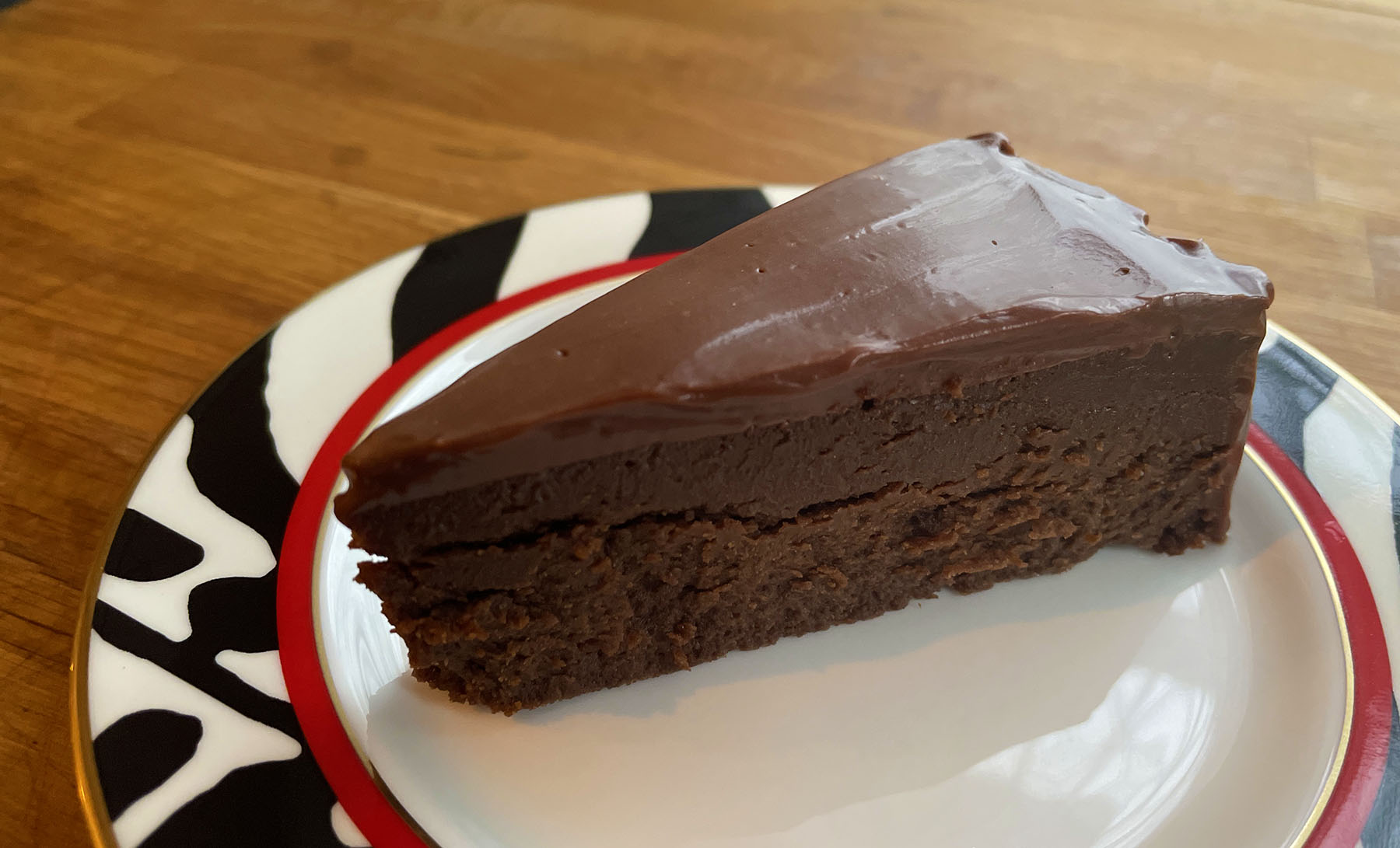 Flourless Double Chocolate Torte slice